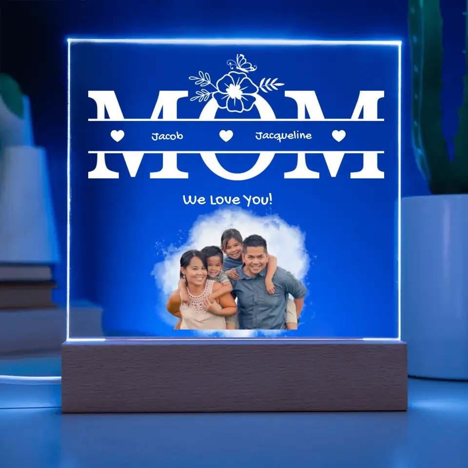 Acrylic MOM Personalized with Names
