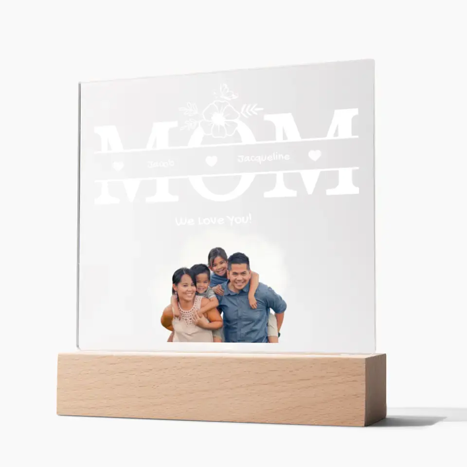 Acrylic MOM Personalized with Names