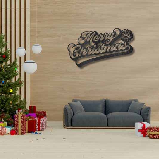 Merry Christmas Quote - Steel Sign