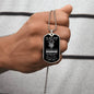 To My Son | Dog Tag Chain