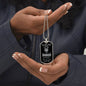 To My Son | Dog Tag Chain