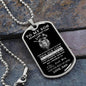 To My Son | Dog Tag Chain