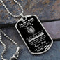 To My Son - Dog Tag Chain