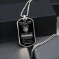 To My Son | Dog Tag Chain