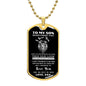 To My Son - Dog Tag Chain