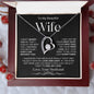 To My Beautiful Wife | Forever Love Necklace WBv2