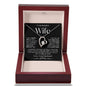 To My Beautiful Wife | Forever Love Necklace WBv2