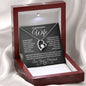 To My Beautiful Wife | Forever Love Necklace WB