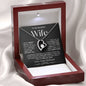 To My Beautiful Wife | Forever Love Necklace WBv2