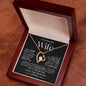 To My Beautiful Wife | Forever Love Necklace WBv2