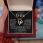 To My Beautiful Wife | Forever Love Necklace WBv2