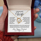 To My Beautiful Wife | Forever Love Necklace BW