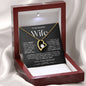 To My Beautiful Wife | Forever Love Necklace WBv2