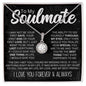 To My Soulmate | Forever and Always | Eternal Hope Necklace