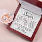 To My Beautiful Daughter - Love Knot Earring & Necklace Set