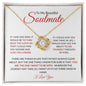 To My Beautiful Soulmate | Love Knot Necklace
