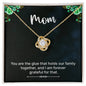 Forever Grateful Mom Necklace - Family Unity Jewelry