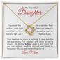 To My Beautiful Daughter | Love Knot Necklace