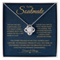 To My Soulmate | Love Knot Necklace