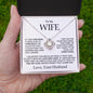 To My Wife | Last Everything | Love Knot Necklace