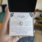 To My Beautiful Daughter | Love Knot Necklace