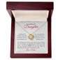 To My Beautiful Daughter | Love Knot Necklace