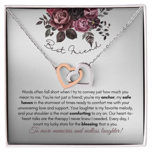 Best Friend | Soul Sisters | Interlocking Hearts Necklace