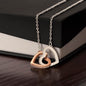 Best Friend | Soul Sisters | Interlocking Hearts Necklace