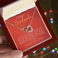 To My Beautiful Soulmate | Interlocking Hearts Necklace