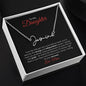 To My Daughter | Signature Name Necklace