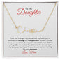 To My Daughter | Signature Name Necklace