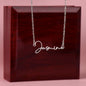 To My Daughter | Signature Name Necklace