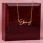 To My Precious Daughter | Signature Name Necklace