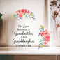 Acrylic Heart Plaque - Memorable Gift for Granddaughter