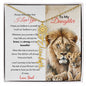 To My Daughter | Birth Month Flower Name Necklace