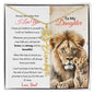 To My Daughter | Birth Month Flower Name Necklace