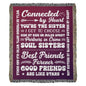 Soul Sisters | Best Friends | Woven Blanket