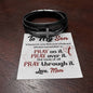 To My Son | Cross Bracelet | Pray on It