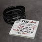To My Son | Cross Bracelet | Pray on It
