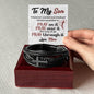 To My Son | Cross Bracelet | Pray on It