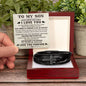 To My Son | Cross Bracelet | Never Forget