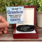 To My Grandson | Cross Bracelet | Hold Tightly