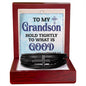 To My Grandson | Cross Bracelet | Hold Tightly