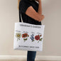 "Grandma's Garden" Classic Tote Bag with Birth Flowers for Grandchildren