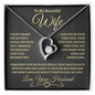 To My Beautiful Wife | Forever Love Necklace GB