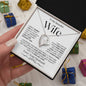 To My Beautiful Wife | Forever Love Necklace BWv2