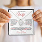 To My Beautiful Wife | Forever Love Necklace