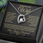 To My Beautiful Wife | Forever Love Necklace GB