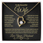 To My Beautiful Wife | Forever Love Necklace GB