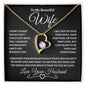 To My Beautiful Wife | Forever Love Necklace WB